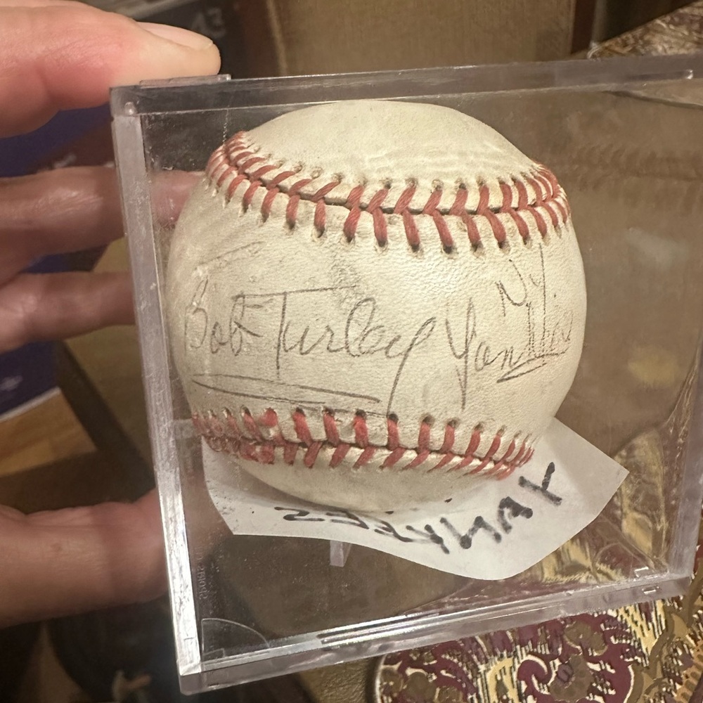 Bob Turley Autographed Baseball  MAKE AN OFFER!!